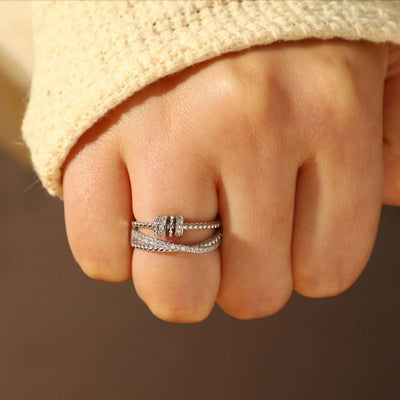 Anello "antistress" in acciaio